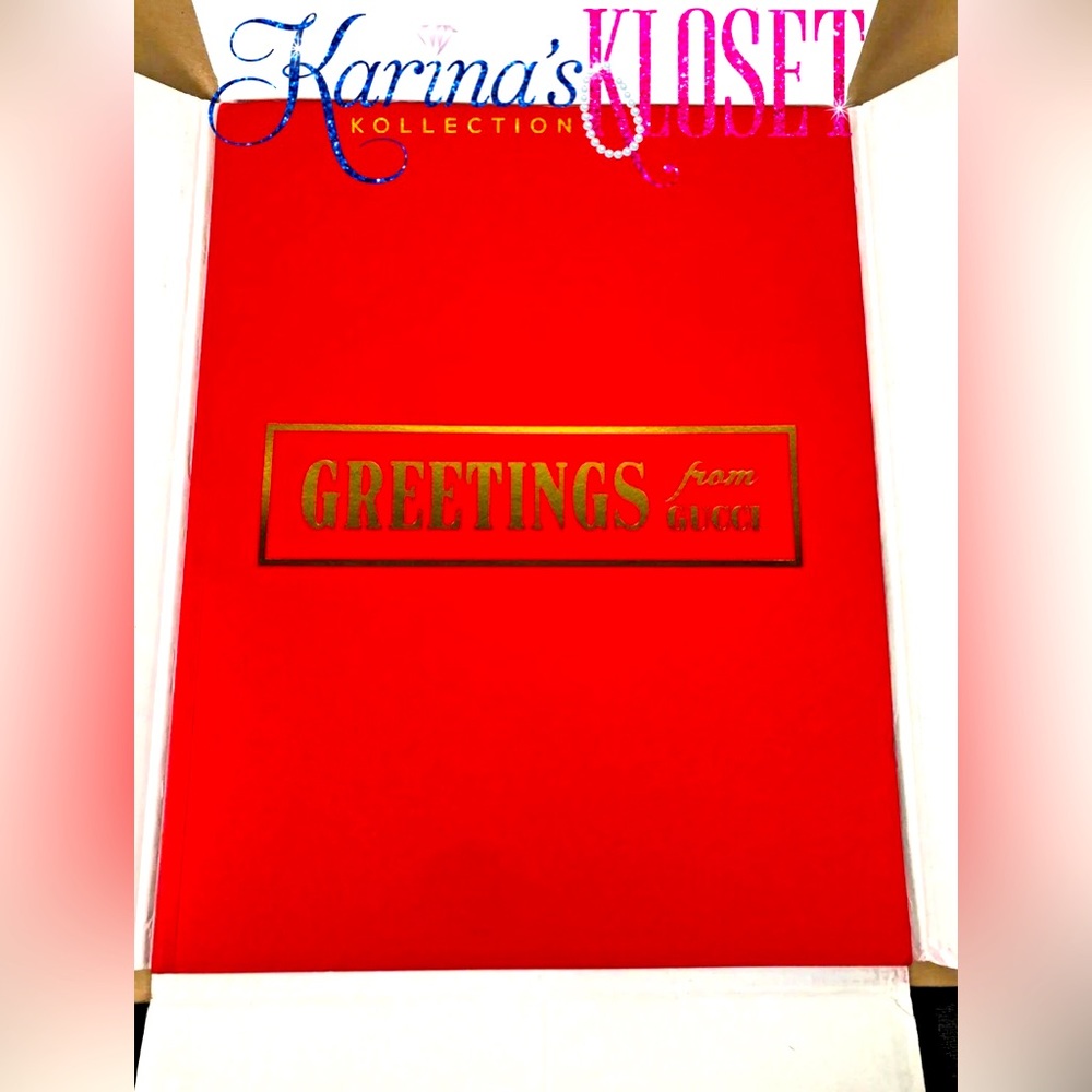 Gucci Limited Edition Gift Wrapping Book.🎁 Greetings From Gucci 2022.🎄RARE